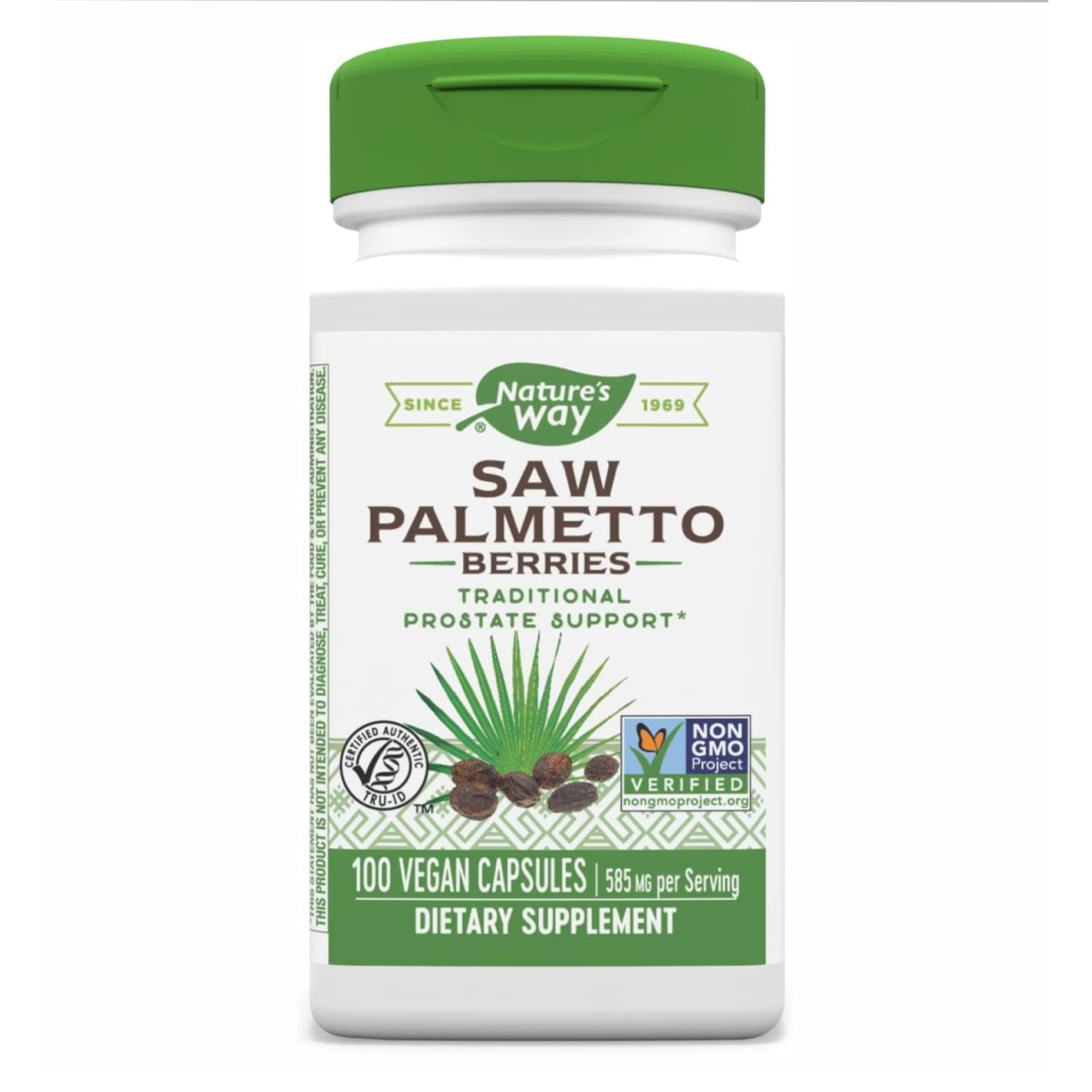 Saw Palmetto Berries - 100 vcaps Saw Palmetto Berries - 100 vcaps