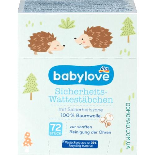 Babylove Вушні палички для дітей 72шт. Babylove Вушні палички для дітей 72шт.