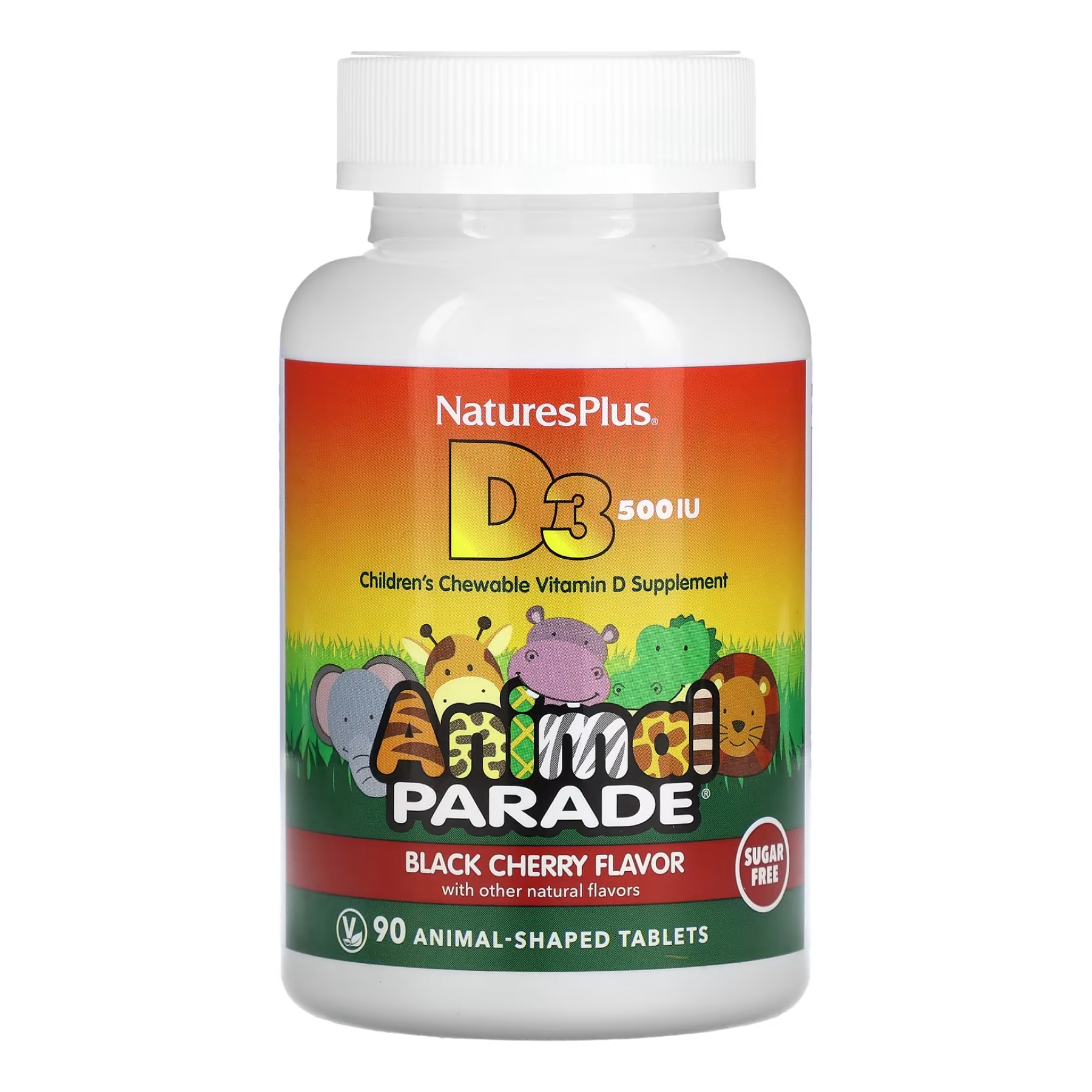 Kids Vit D3 Chewable Sugarfree 500 IU - 90 tabs (До 12.26) Kids Vit D3 Chewable Sugarfree 500 IU - 90 tabs (До 12.26)