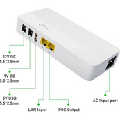 Безперебійник (UPS) для Wi-Fi роутера WGP POE04 8800mAh (32.56WH) 18W підтримує 9/12V до 10 годин автономної роботи. Зображення №3