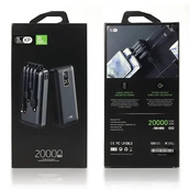 Power Bank King Power KP-27 20000 mAh 4 вбудованих кабелі. Зображення №2 Power Bank King Power KP-27 20000 mAh 4 вбудованих кабелі. Зображення №2