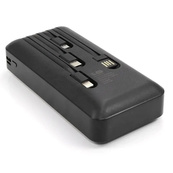 Power Bank King Power KP-27 20000 mAh 4 вбудованих кабелі. Зображення №3 Power Bank King Power KP-27 20000 mAh 4 вбудованих кабелі. Зображення №3