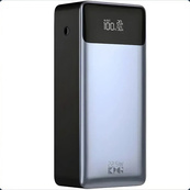 Повербанк KP KPG-307 22.5W 30000 mAh з вбудованими кабелями Type-C та Lightning швидка зарядка. Зображення №4 Повербанк KP KPG-307 22.5W 30000 mAh з вбудованими кабелями Type-C та Lightning швидка зарядка. Зображення №4