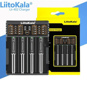 Зарядное устройство LiitoKala Lii-402 Type-C для аккумуляторов 18650, 26650, AA, AAA универсальный зарядник. Изображение №2