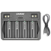 Універсальний зарядний пристрій Liitokala Lii-D4 на 4 канали (Li-ion, NiMH + NiCD + крона) Type-C. Зображення №5 Універсальний зарядний пристрій Liitokala Lii-D4 на 4 канали (Li-ion, NiMH + NiCD + крона) Type-C. Зображення №5