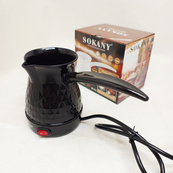 Электрическая турка Sokany SK-219 500мл 500Вт для кофе Black. Изображение №3 Электрическая турка Sokany SK-219 500мл 500Вт для кофе Black. Изображение №3