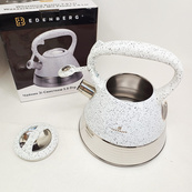 Чайник Edenberg EB-8827 нержавеющая сталь со свистком 3л White. Изображение №4 Чайник Edenberg EB-8827 нержавеющая сталь со свистком 3л White. Изображение №4