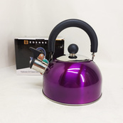 Чайник Edenberg EB-1346 из нержавеющей стали со свистком 2.5л Purple. Изображение №3 Чайник Edenberg EB-1346 из нержавеющей стали со свистком 2.5л Purple. Изображение №3