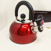 Чайник Edenberg EB-1346 из нержавеющей стали со свистком 2.5л Red. Изображение №6 Чайник Edenberg EB-1346 из нержавеющей стали со свистком 2.5л Red. Изображение №6