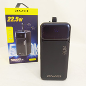 Портативный павербанк Awei PA-13 50000mAh с функцией быстрой зарядки 22.5W. Изображение №2 Портативный павербанк Awei PA-13 50000mAh с функцией быстрой зарядки 22.5W. Изображение №2