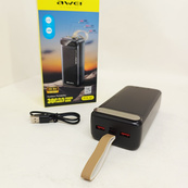 Внешний аккумулятор Power bank Awei PA-12 30000mAh PD22,5W быстрая зарядка. Изображение №4 Внешний аккумулятор Power bank Awei PA-12 30000mAh PD22,5W быстрая зарядка. Изображение №4