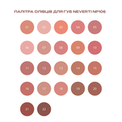 Олівець для губ контурний Neverti LipTrace Liner (NP106), 003 Персиковий. Зображення №3
