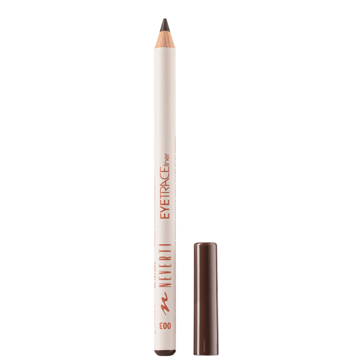 Олівець-маркер для очей Neverti Eye Trace Liner (NP107), 003 Коричневий Олівець-маркер для очей Neverti Eye Trace Liner (NP107), 003 Коричневий