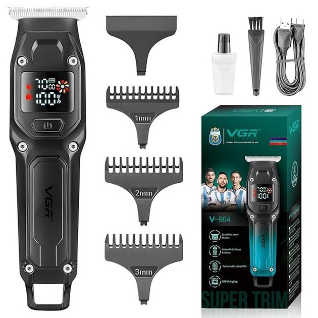 Машинка для стрижки VGR V-964. Цвет: черный Машинка для стрижки VGR V-964. Цвет: черный