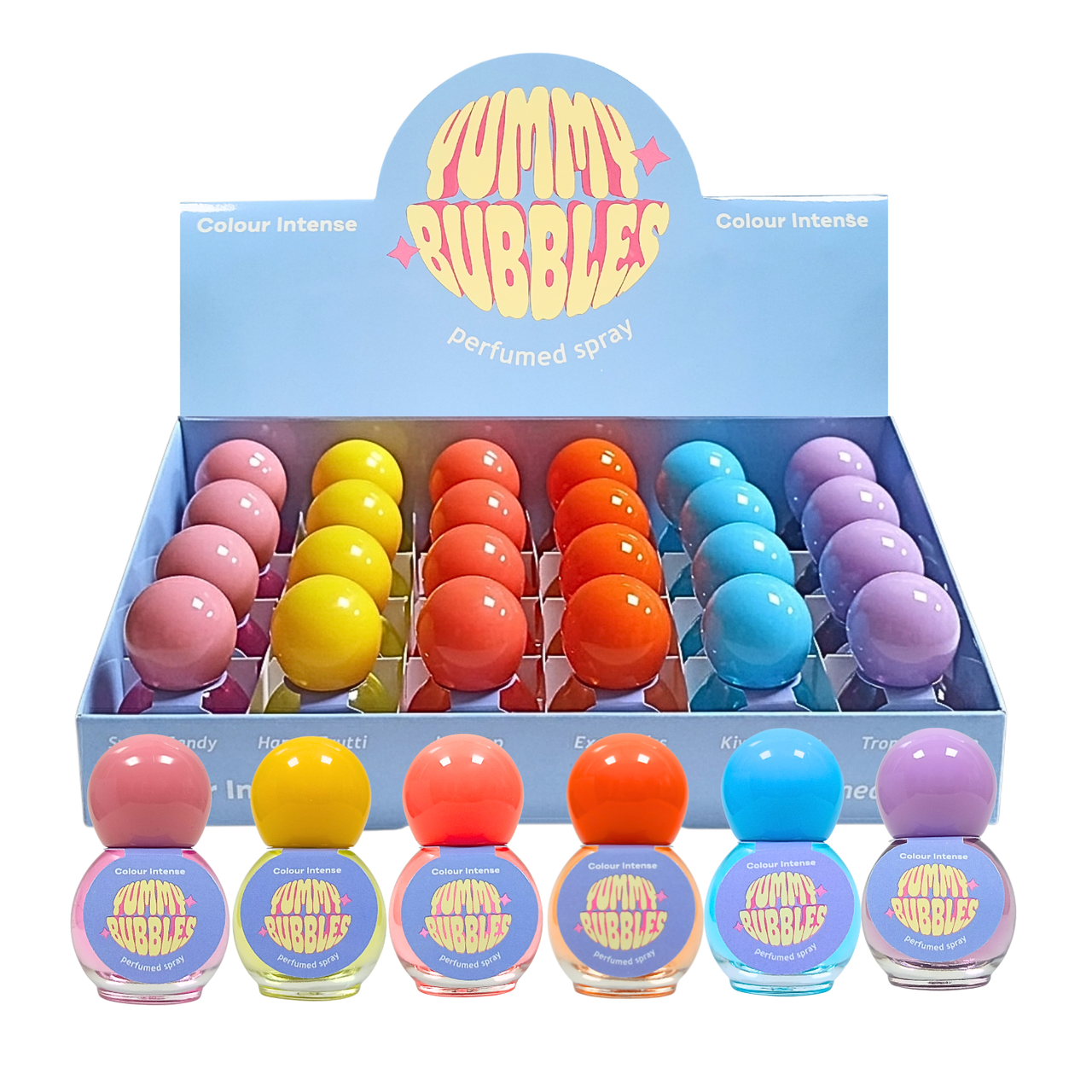 Набор парфюмированный спрей для детей Colour Intense Yummy Bubbles 24 шт Набор парфюмированный спрей для детей Colour Intense Yummy Bubbles 24 шт