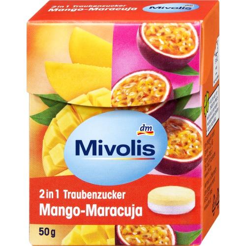Mivolis Декстроза 2in1 Mango-Maracuja 50g Mivolis Декстроза 2in1 Mango-Maracuja 50g