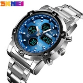 Skmei 1389BU Silver-Black-Blue. Зображення №2 Skmei 1389BU Silver-Black-Blue. Зображення №2