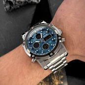 Skmei 1389BU Silver-Black-Blue. Зображення №6 Skmei 1389BU Silver-Black-Blue. Зображення №6