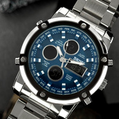 Skmei 1389BU Silver-Black-Blue. Зображення №11 Skmei 1389BU Silver-Black-Blue. Зображення №11