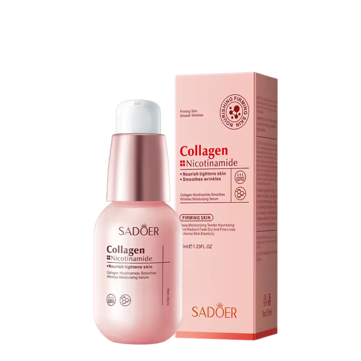 Сыворотка для лица Sadoer Collagen Nicotinamide Serum против морщин 35 мл Сыворотка для лица Sadoer Collagen Nicotinamide Serum против морщин 35 мл