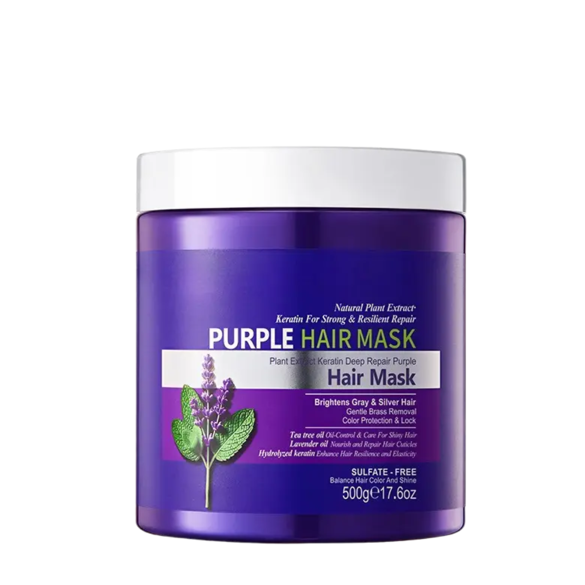 Маска для волос фиолетовая Sadoer Purple против желтизны, 500 г Маска для волос фиолетовая Sadoer Purple против желтизны, 500 г