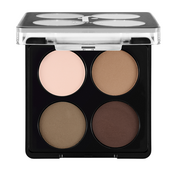 Палітра тіней для повік Flormar Color Eyeshadow 4 кольори, 04 Swiss Chocolate Коричневі. Зображення №2