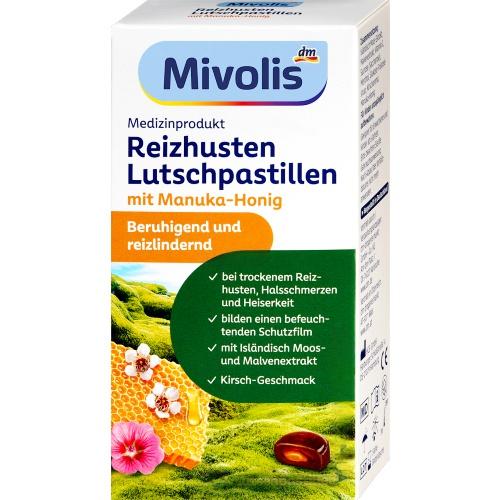 Mivolis Reizhusten-Pastillen Manuka 24 пастилки Mivolis Reizhusten-Pastillen Manuka 24 пастилки