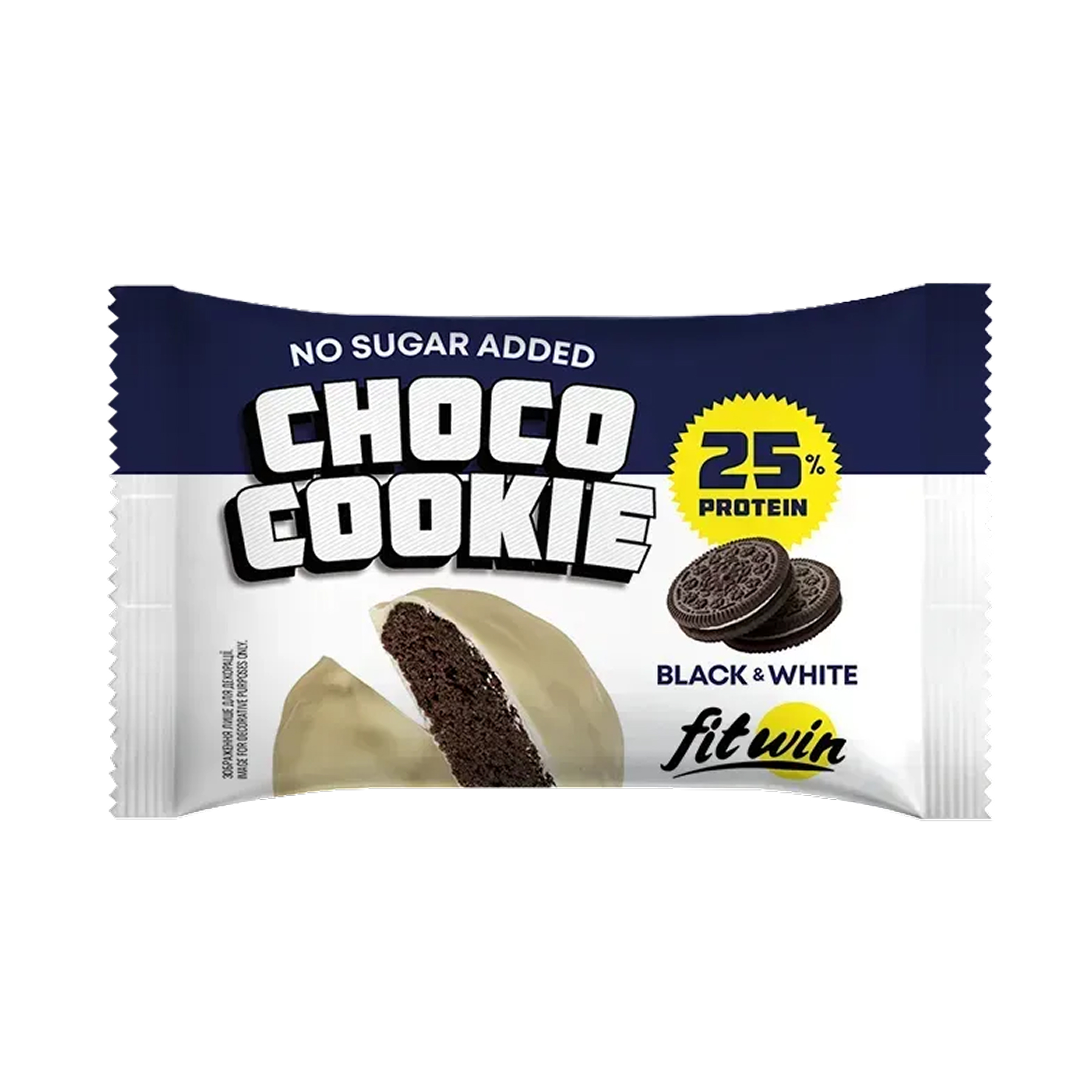 Choco Cookie 25% - 10x40g Black White Choco Cookie 25% - 10x40g Black White