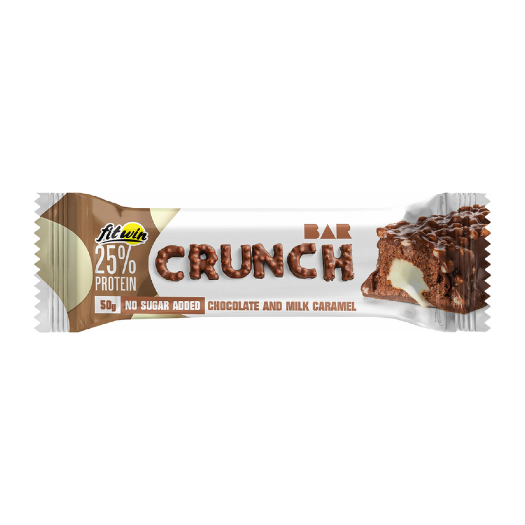 Crunch Bar - 12x50g Chocolate and Milk Caramel Crunch Bar - 12x50g Chocolate and Milk Caramel