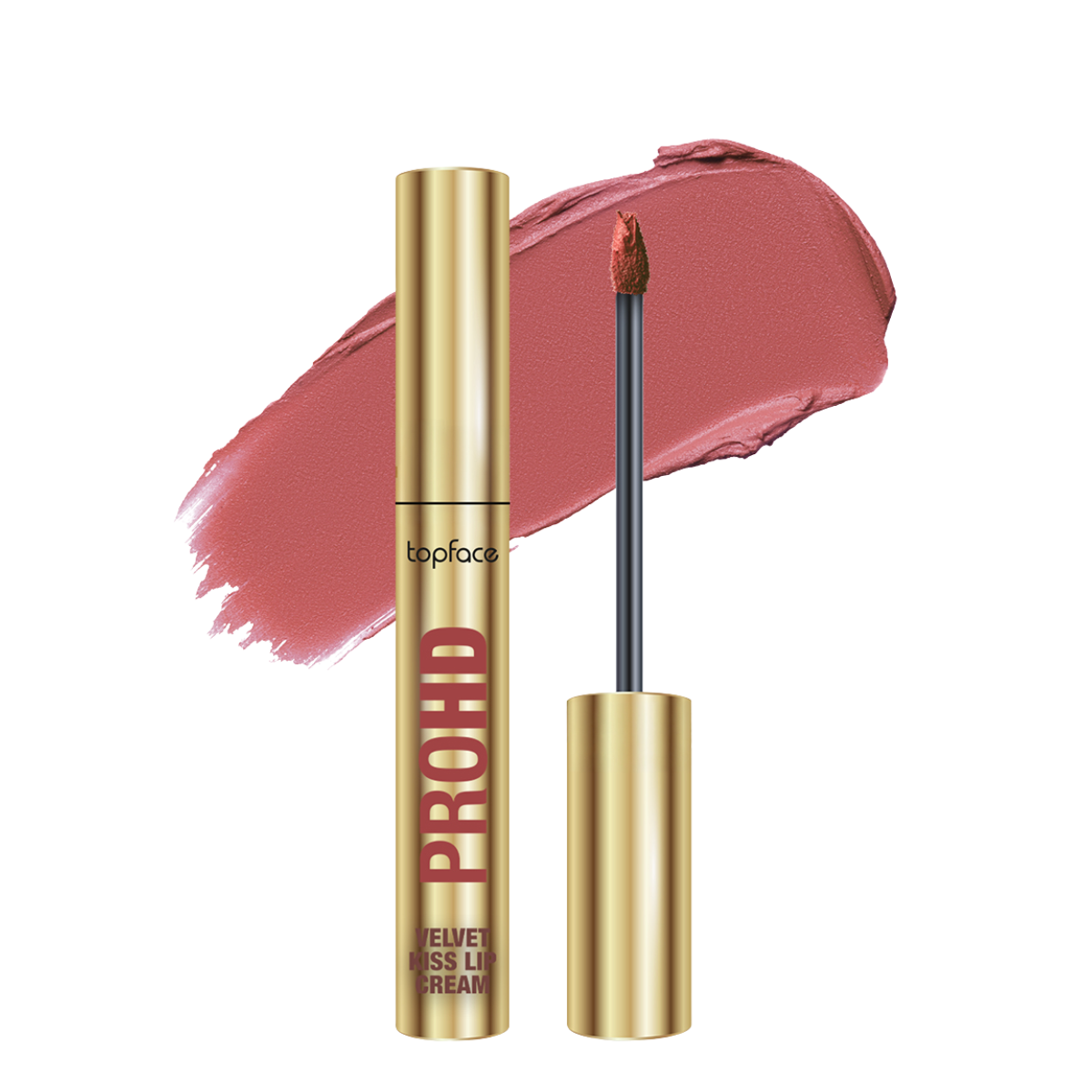 Помада для губ рідка матова topface PROHD Velvet Kiss (PT212), 3 г, 002 Mauve Charm Попелясто-рожевий Помада для губ рідка матова topface PROHD Velvet Kiss (PT212), 3 г, 002 Mauve Charm Попелясто-рожевий