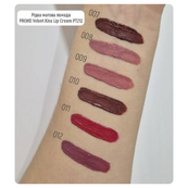 Помада для губ рідка матова topface PROHD Velvet Kiss (PT212), 3 г, 012 Baked Cherry Сливова. Зображення №5