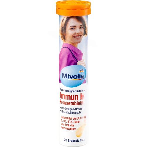 Mivolis Immun Fit Brausetabletten 20 таблеток Mivolis Immun Fit Brausetabletten 20 таблеток