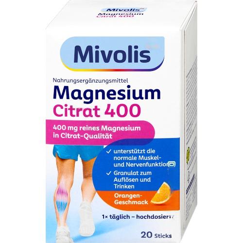 Mivolis Magnesium Citrat Granulat 20 стиков Mivolis Magnesium Citrat Granulat 20 стиков