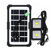 Портативна сонячна зарядна станція CCLAMP CL-083-38, 2400 mAh з LED-лампами / Автономне джерело живлення. Зображення №3 Портативна сонячна зарядна станція CCLAMP CL-083-38, 2400 mAh з LED-лампами / Автономне джерело живлення. Зображення №3