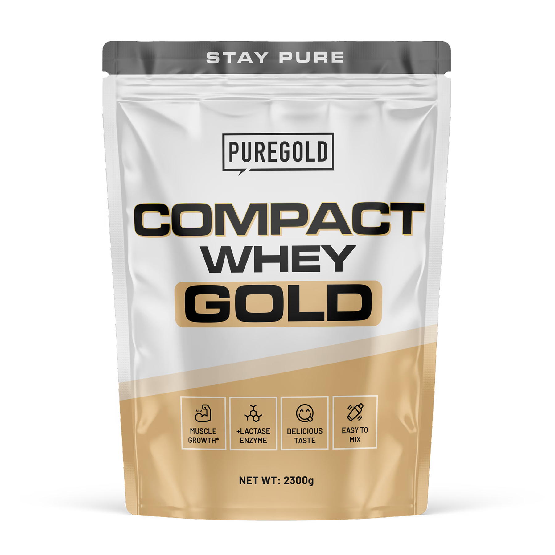 Compact Whey Gold - 2300g Strawberry Ice Cream Compact Whey Gold - 2300g Strawberry Ice Cream
