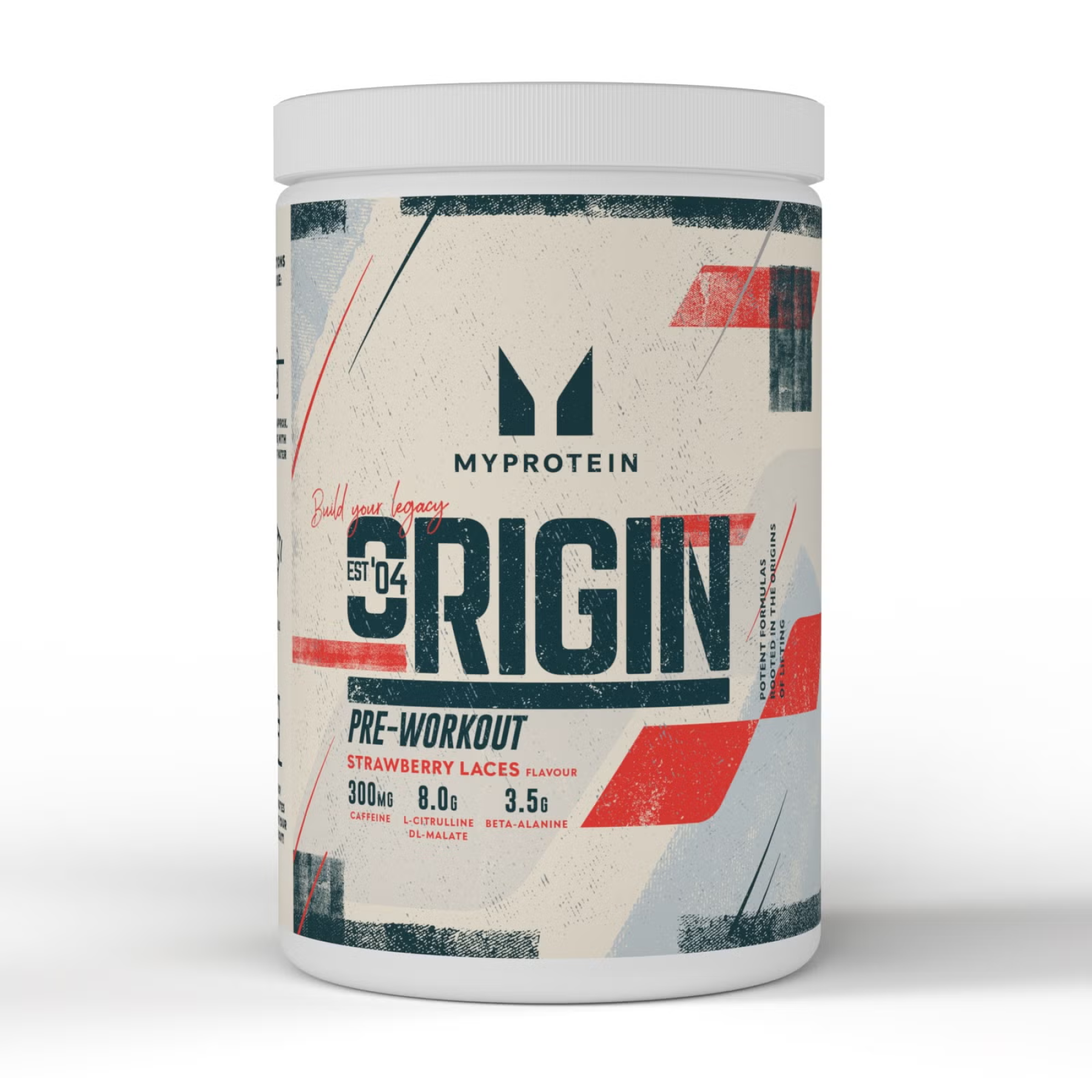 Origin Pre-Workout - 600g Strawberry Laces Origin Pre-Workout - 600g Strawberry Laces