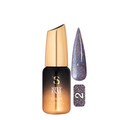 Гель-лак для ногтей с блестками Steffani Color Gel Polish Starlight 9 мл, 02 Сиреневый с шиммером. Изображение №3