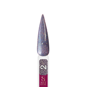 Гель-лак для ногтей с блестками Steffani Color Gel Polish Starlight 9 мл, 02 Сиреневый с шиммером. Изображение №4