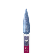 Гель-лак для ногтей с блестками Steffani Color Gel Polish Starlight 9 мл, 04 Синий с шиммером. Изображение №4