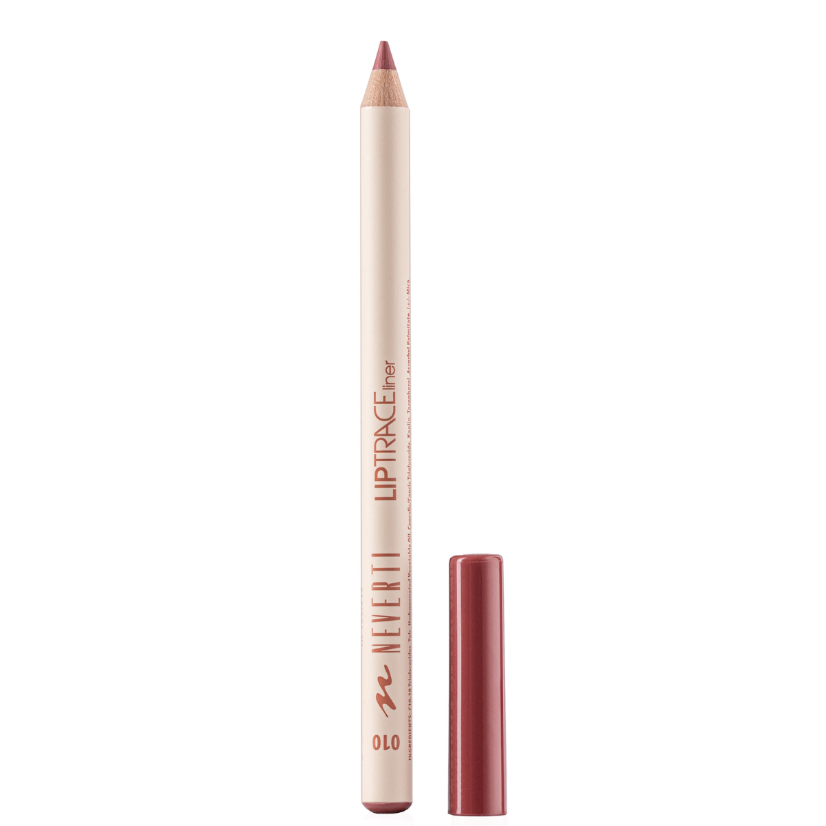Олівець для губ контурний Neverti LipTrace Liner (NP106), 010 Темно-вишневий Олівець для губ контурний Neverti LipTrace Liner (NP106), 010 Темно-вишневий