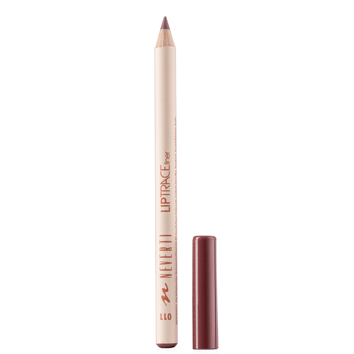 Карандаш для губ контурный Neverti LipTrace Liner (NP106), 011 Бордовый Карандаш для губ контурный Neverti LipTrace Liner (NP106), 011 Бордовый