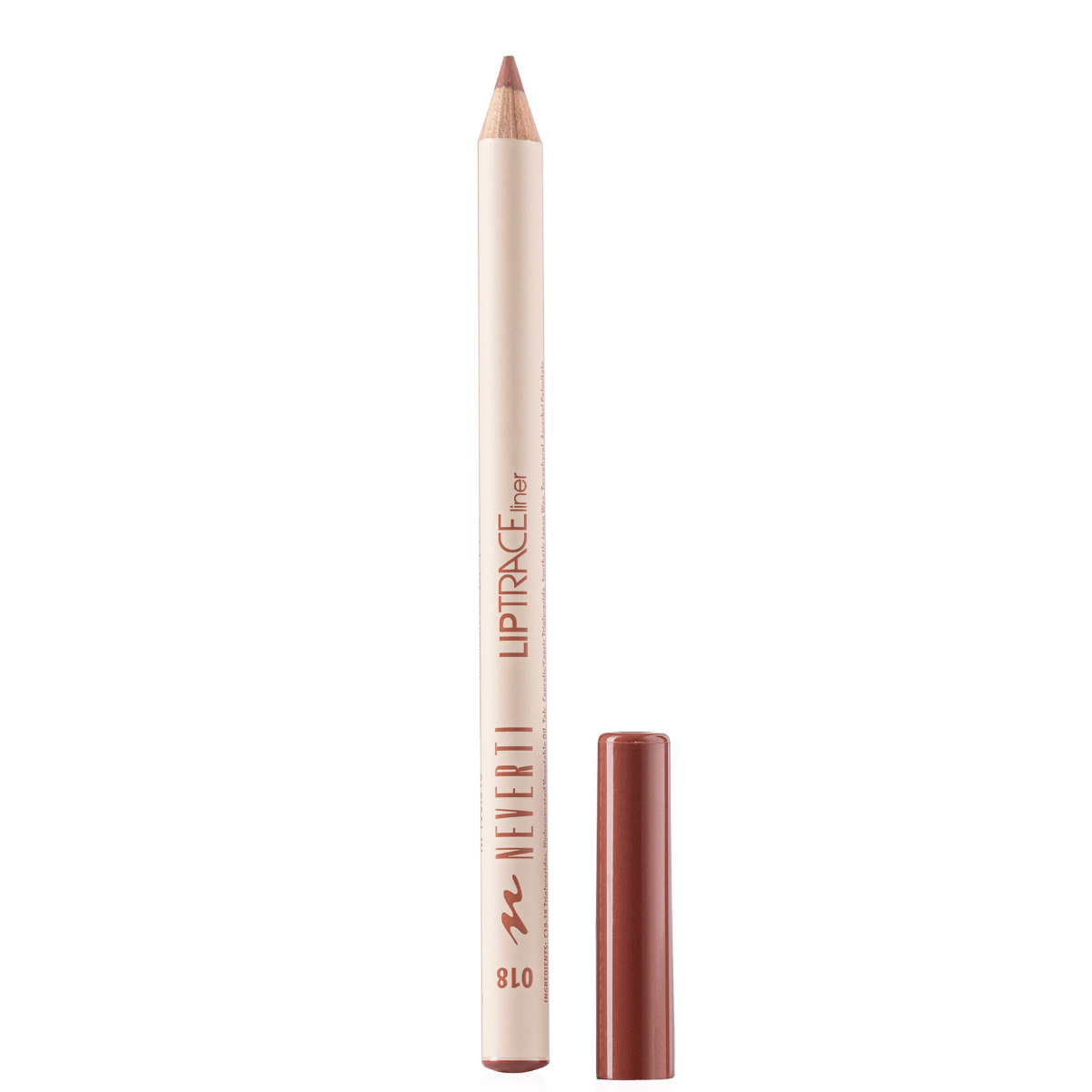 Олівець для губ контурний Neverti LipTrace Liner (NP106), 018 Світло-коричневий Олівець для губ контурний Neverti LipTrace Liner (NP106), 018 Світло-коричневий