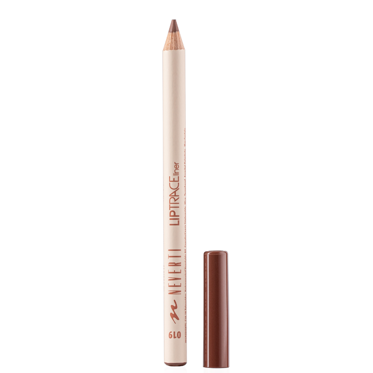 Олівець для губ контурний Neverti LipTrace Liner (NP106), 019 Кавовий Олівець для губ контурний Neverti LipTrace Liner (NP106), 019 Кавовий