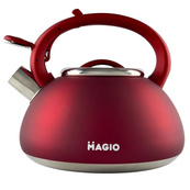 Чайник Magio MG-1193 3 л зі свистком, маленький чайник для газової плити, металевий чайник. Зображення №3 Чайник Magio MG-1193 3 л зі свистком, маленький чайник для газової плити, металевий чайник. Зображення №3
