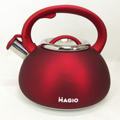Чайник Magio MG-1193 3 л зі свистком, маленький чайник для газової плити, металевий чайник. Зображення №7 Чайник Magio MG-1193 3 л зі свистком, маленький чайник для газової плити, металевий чайник. Зображення №7