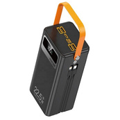 Зовнішній акумулятор Power Bank TUGII-Y104 40000mAh 22.5W з потужною LED-лампою та вбудованими кабелями. Зображення №2 Зовнішній акумулятор Power Bank TUGII-Y104 40000mAh 22.5W з потужною LED-лампою та вбудованими кабелями. Зображення №2