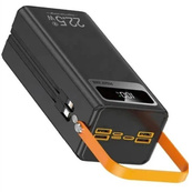 Power bank WUW TUGII Y106 60000 mAh с быстрой зарядкой, дисплеем и встроенными кабелями 4xUSB. Изображение №3 Power bank WUW TUGII Y106 60000 mAh с быстрой зарядкой, дисплеем и встроенными кабелями 4xUSB. Изображение №3