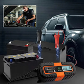 Зарядний пристрій Zenwire JMD-6S, 6/12 В, 6 А, LCD, відновлення АКБ. Зображення №3