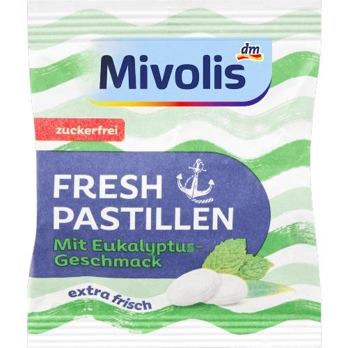 Mivolis Пастилки Fresh Pastillen Екваліпт 25г Mivolis Пастилки Fresh Pastillen Екваліпт 25г