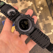 Skmei 1356BK Black Tactic Compass. Зображення №2 Skmei 1356BK Black Tactic Compass. Зображення №2